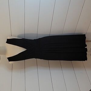 NINE WEST small black stretchy midi dress